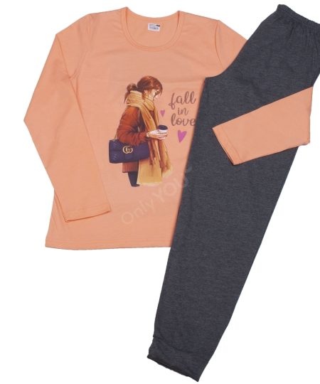 Дамска пижама Peach Love
