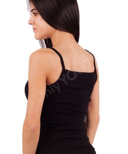 Памучен потник тънки презрамки