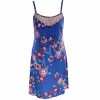 Цветна дамска нощница Flora Blue