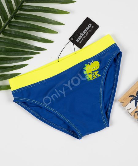 Детски бански слип Lime Dino