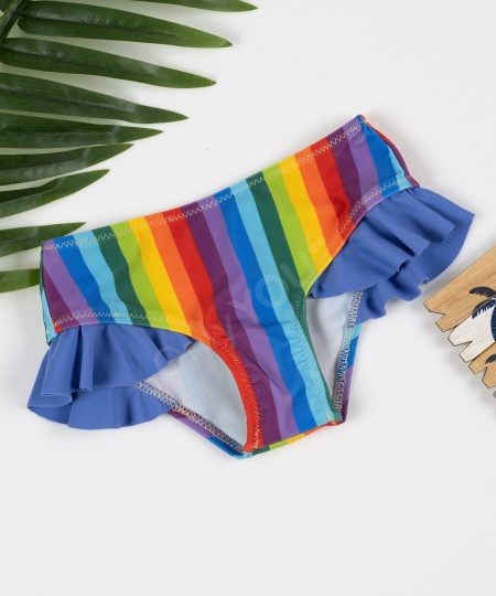 Долнище на бански за момиче Rainbow