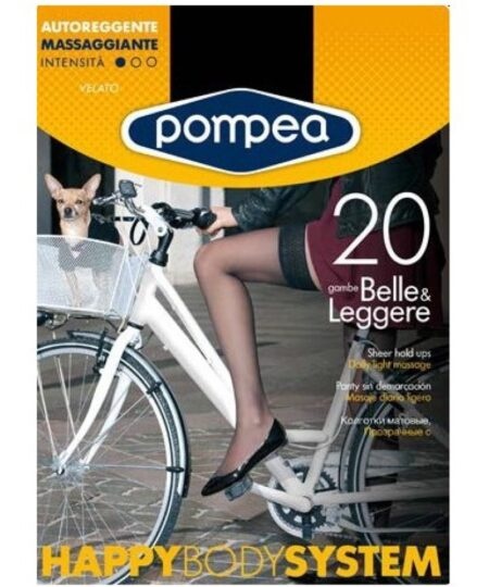 Силиконови чорапи Pompea HBS 20 Черно